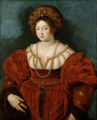 Peter Paul Rubens Isabella d'Este Norge oil painting art